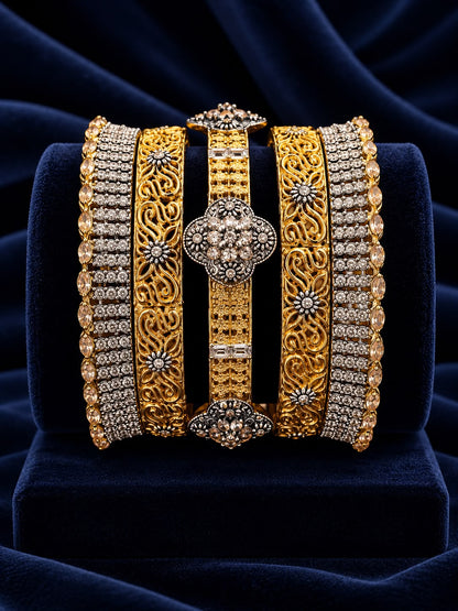 Gold plated bangles