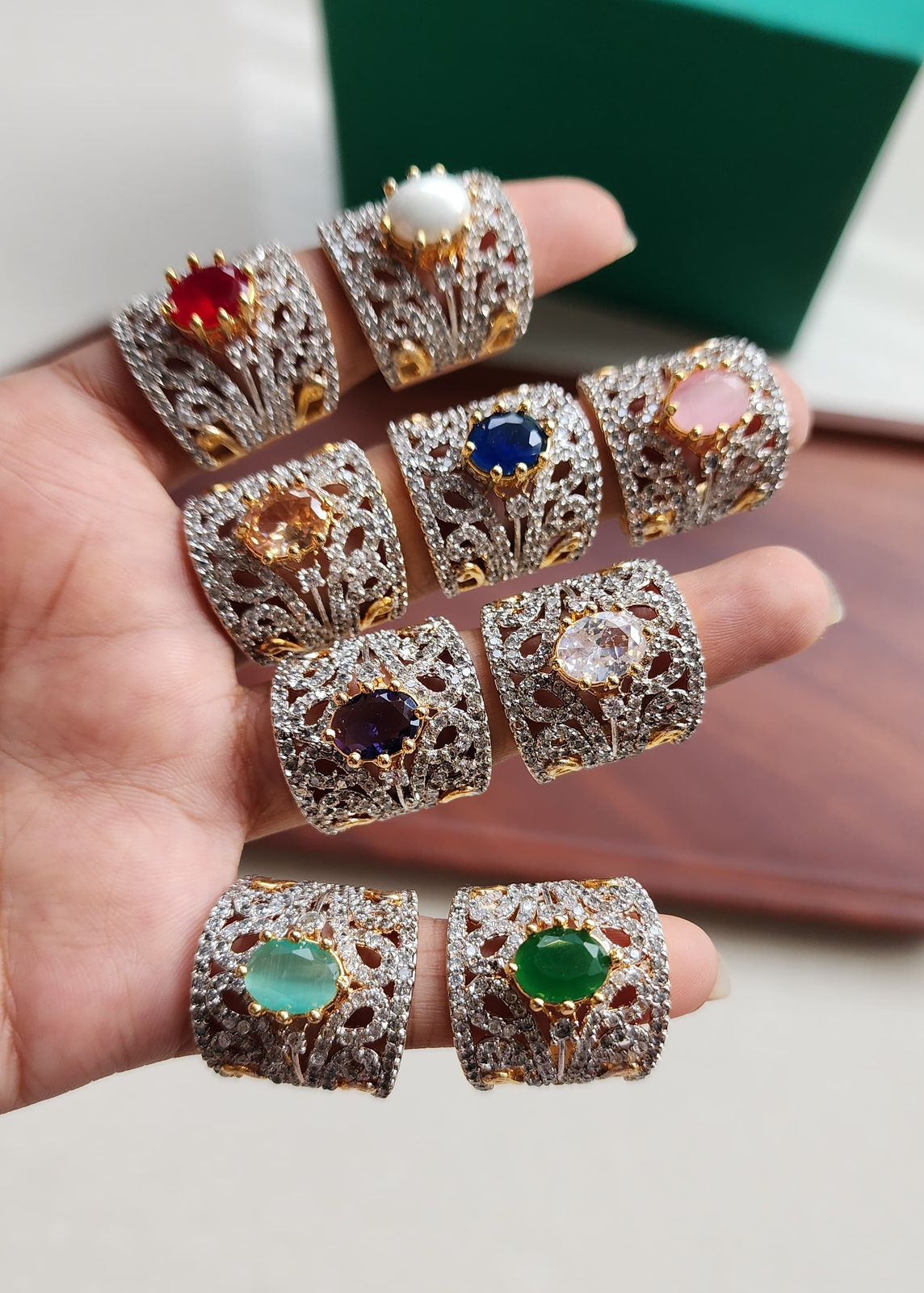 Luxurious Filigree Statement Rings Collection | Jewels by Sadaf